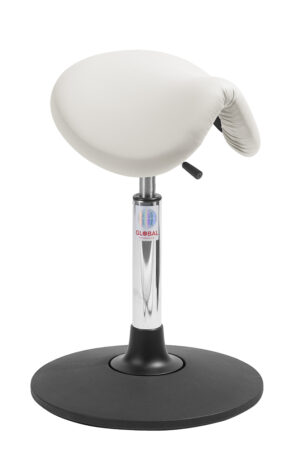 Mini saddelstol med fleksibel Sway base
