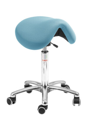 Pinto saddelstol med Flexmatic mekanisme til ergonomisk arbejdsstilling