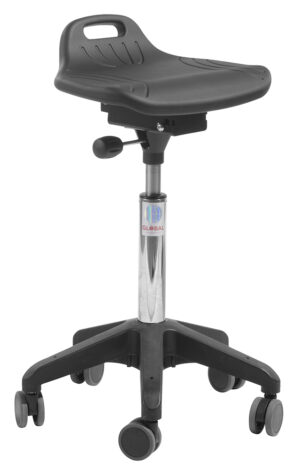 Ståstøttestol Omega Octopus med hjul og ergonomisk sæde