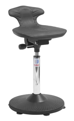 Ståstøttestol Venus Trompet med ergonomisk sæde og stabil trompetfod